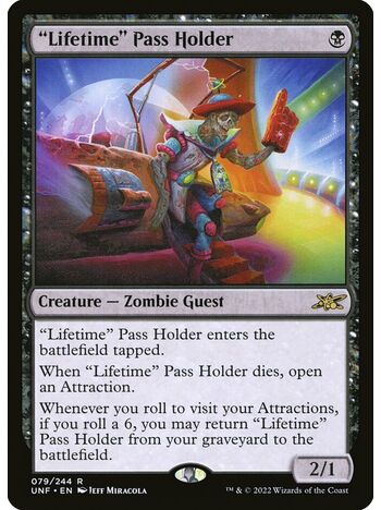 "Lifetime" Pass Holder