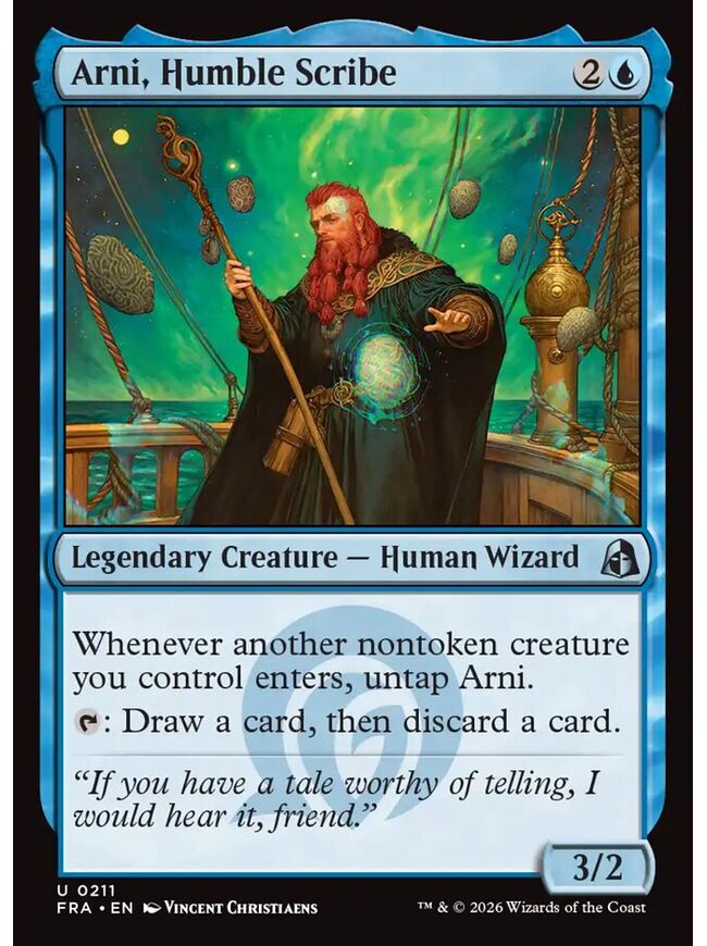 Arni, Humble Scribe