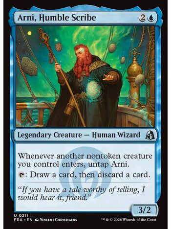 Arni, Humble Scribe