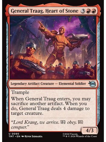 General Traag, Heart of Stone