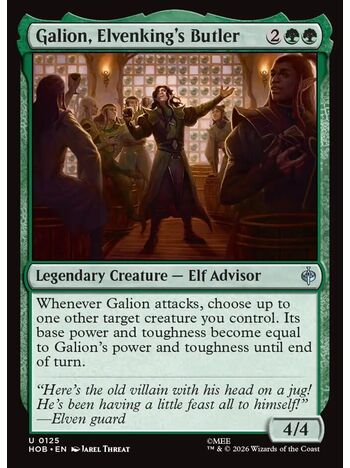 Galion, Elvenking's Butler