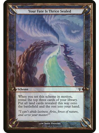 Your Fate Is Thrice Sealed