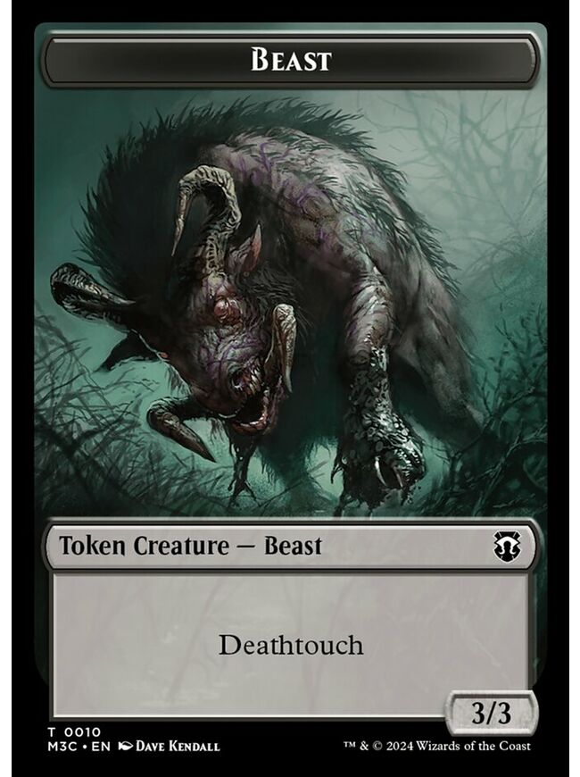 Beast Token (3/3) (Deathtouch)