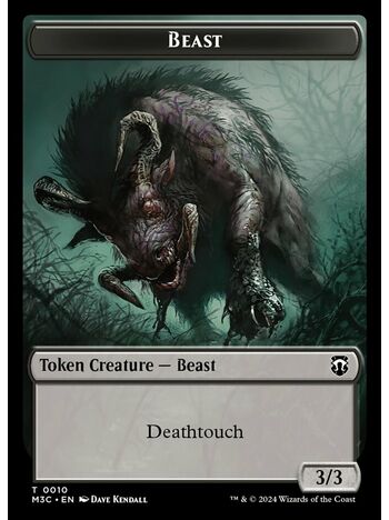 Beast Token (3/3) (Deathtouch)