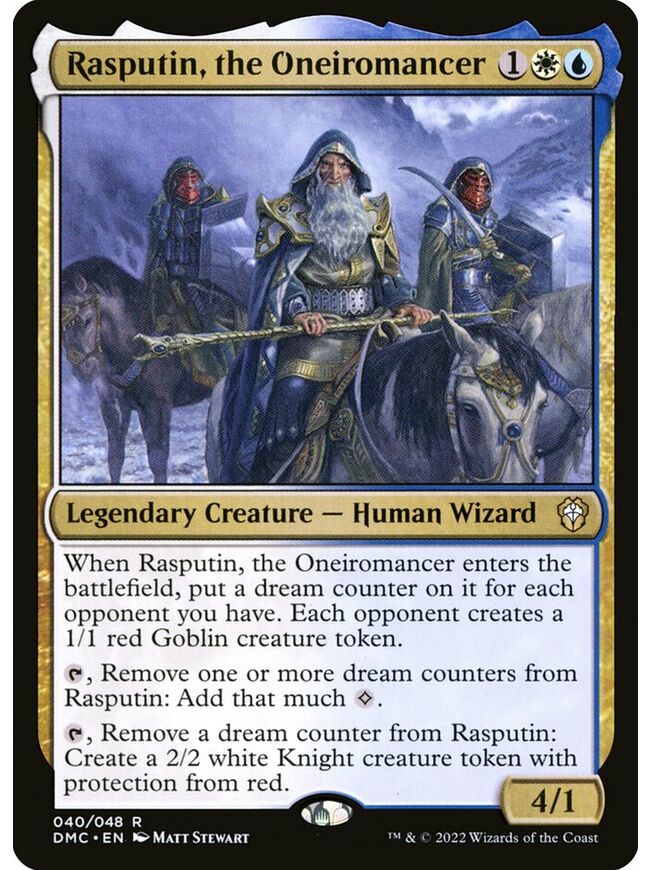 Rasputin, the Oneiromancer