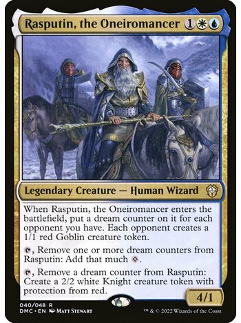 Rasputin, the Oneiromancer