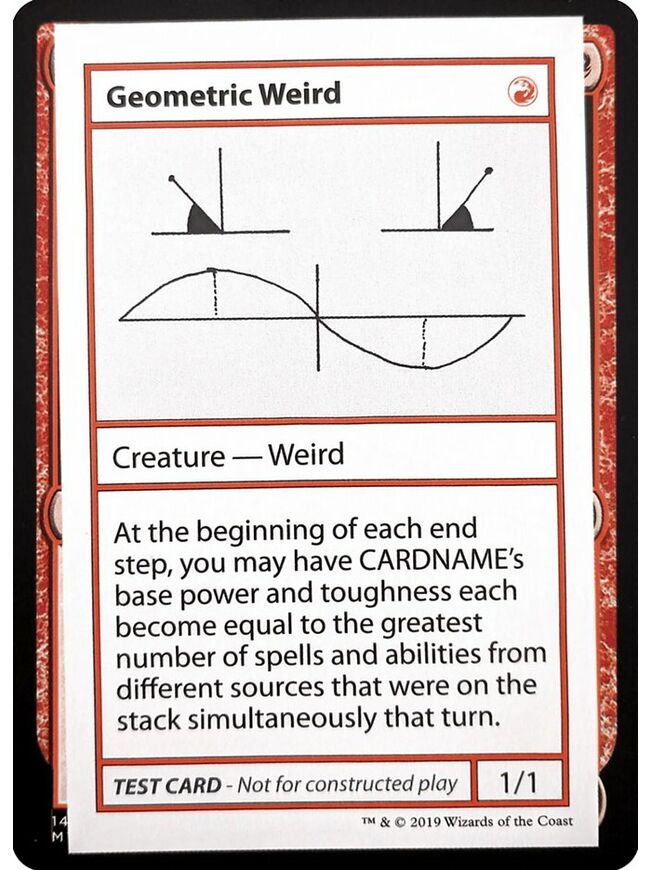 Geometric Weird