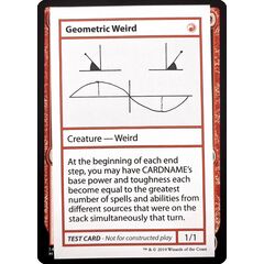 Geometric Weird