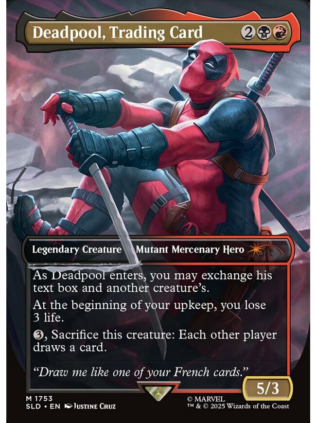 Deadpool, Trading Card