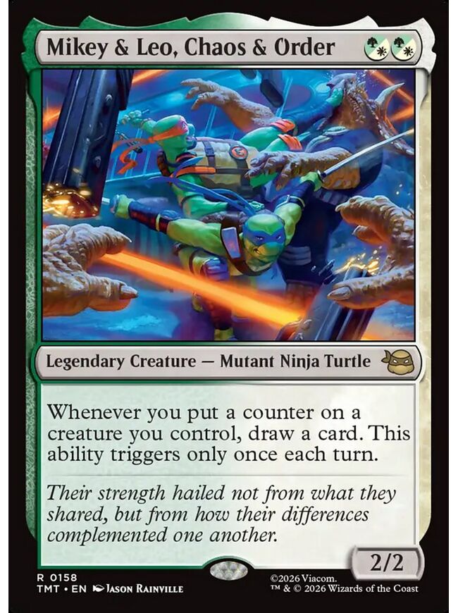 Mikey & Leo, Chaos & Order