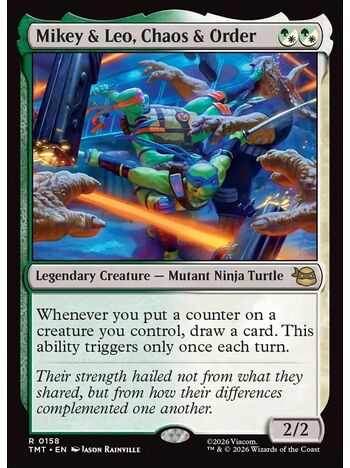 Mikey & Leo, Chaos & Order