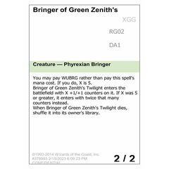 Bringer of Green Zenith's Twilight