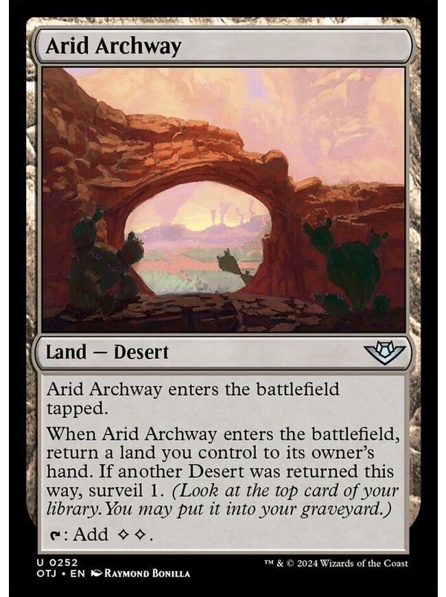 Arid Archway