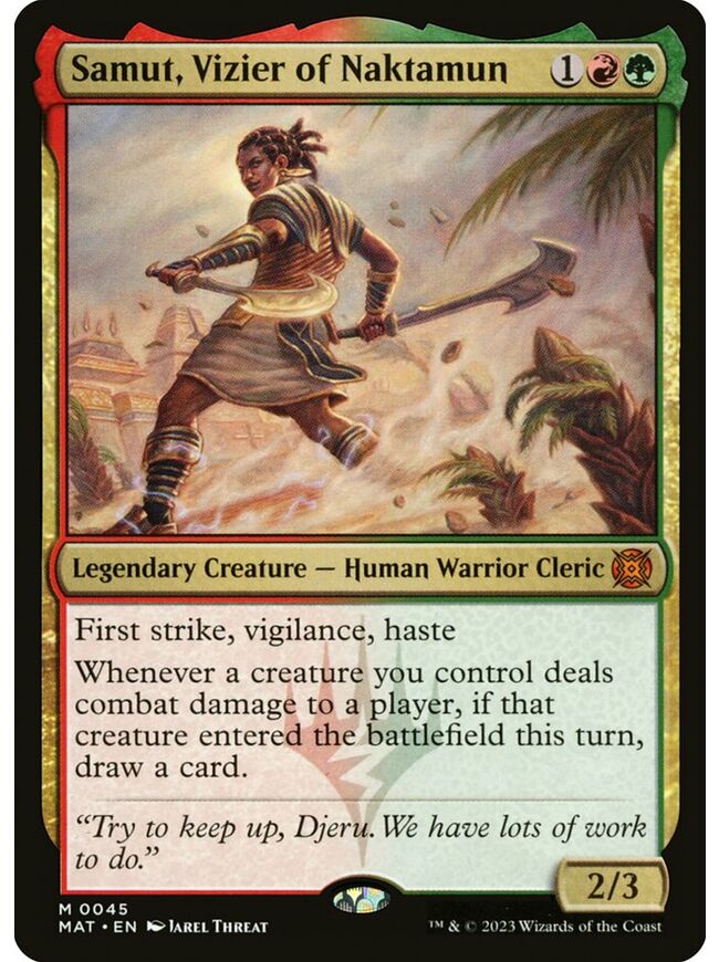 Samut, Vizier of Naktamun