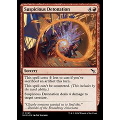 Suspicious Detonation