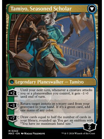 Tamiyo, Inquisitive Student // Tamiyo, Seasoned Scholar