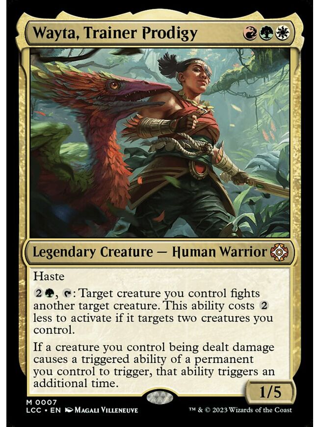 Wayta, Trainer Prodigy