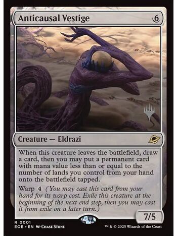 Anticausal Vestige
