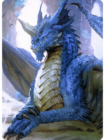 Young Blue Dragon // Young Blue Dragon (Art Series)