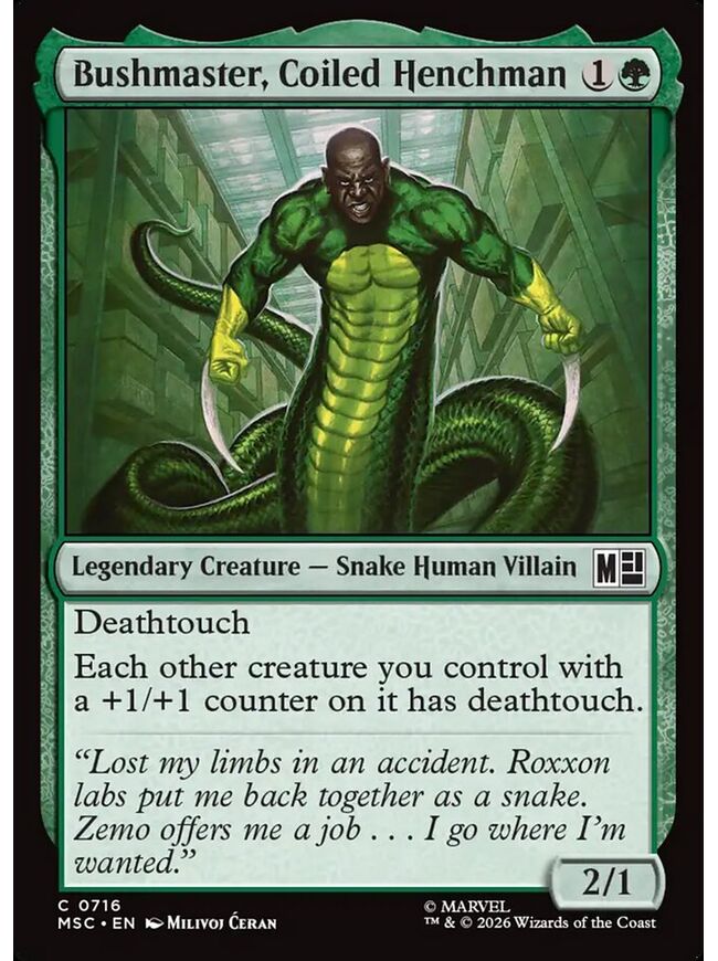 Bushmaster, Coiled Henchman