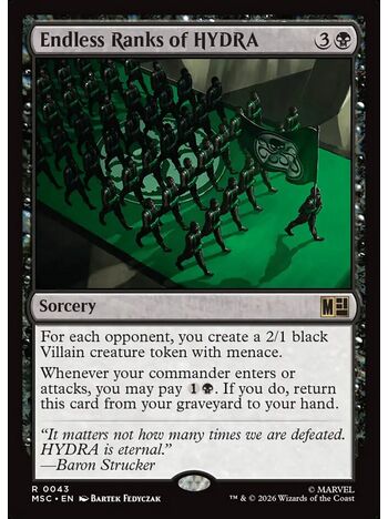 Endless Ranks of HYDRA