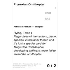 Phyrexian Ornithopter