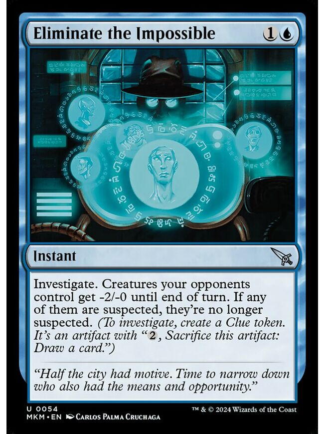 Eliminate the Impossible