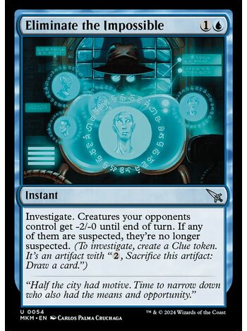 Eliminate the Impossible