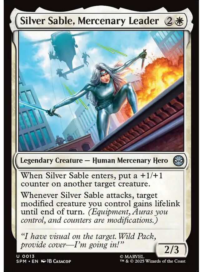 Silver Sable, Mercenary Leader
