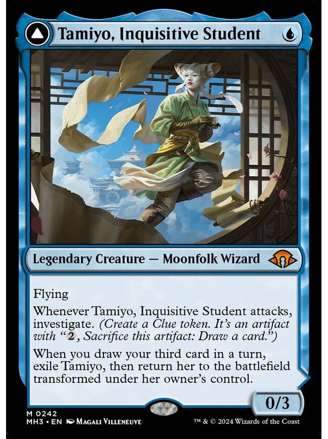 Tamiyo, Inquisitive Student // Tamiyo, Seasoned Scholar