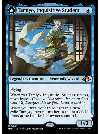 Tamiyo, Inquisitive Student // Tamiyo, Seasoned Scholar