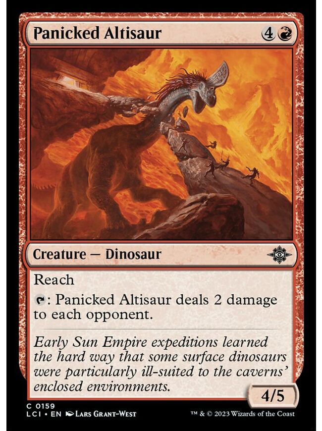 Panicked Altisaur