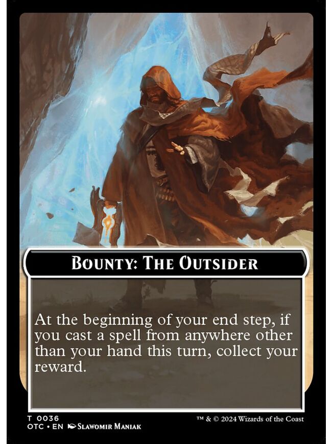 Bounty: The Outsider // Wanted! Token