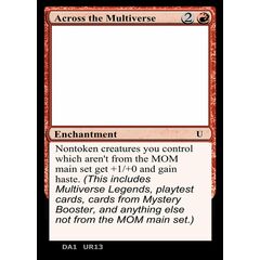 Across the Multiverse