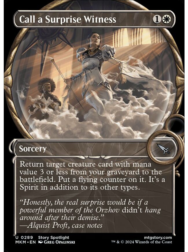 Call a Surprise Witness