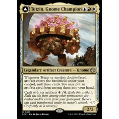 Tetzin, Gnome Champion // The Golden-Gear Colossus