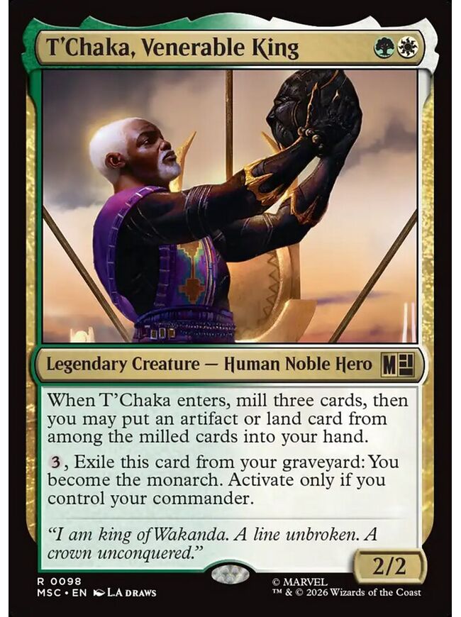 T'Chaka, Venerable King