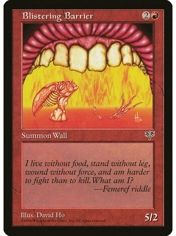 Blistering Barrier