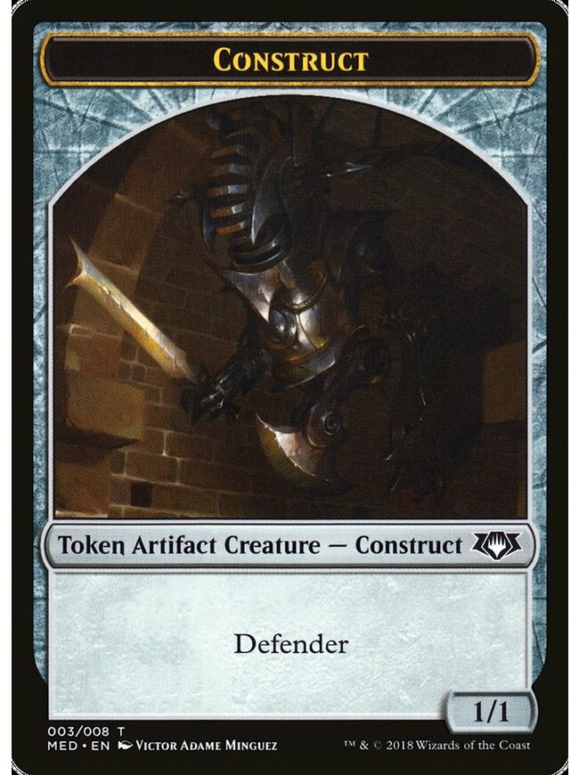 Construct Token (1/1) (Defender)