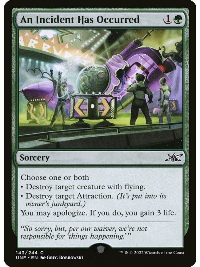 An Incident Has Occurred