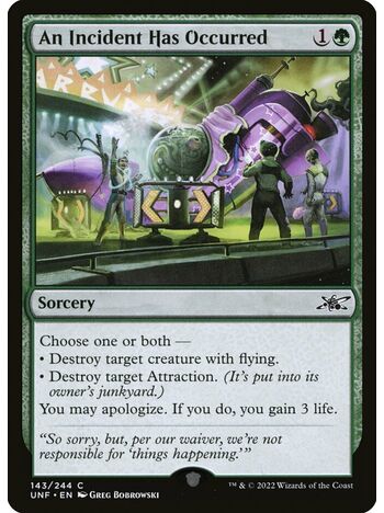 An Incident Has Occurred