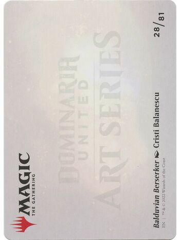 Balduvian Berserker // Balduvian Berserker (Art Series)