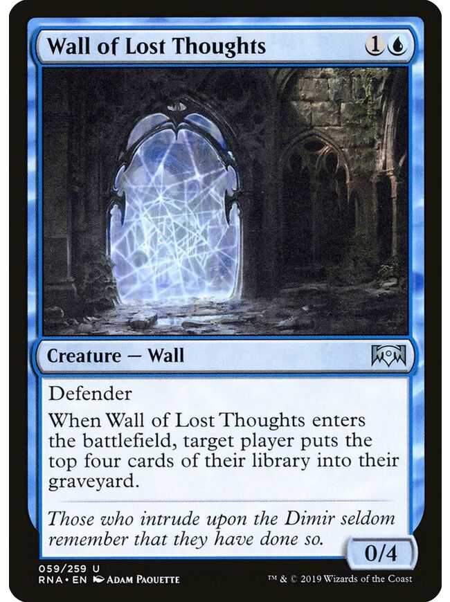 Wall of Lost Thoughts