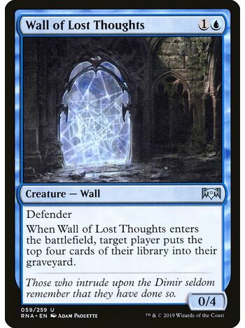 Wall of Lost Thoughts