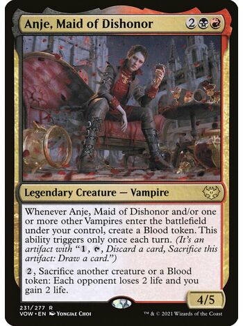 Anje, Maid of Dishonor