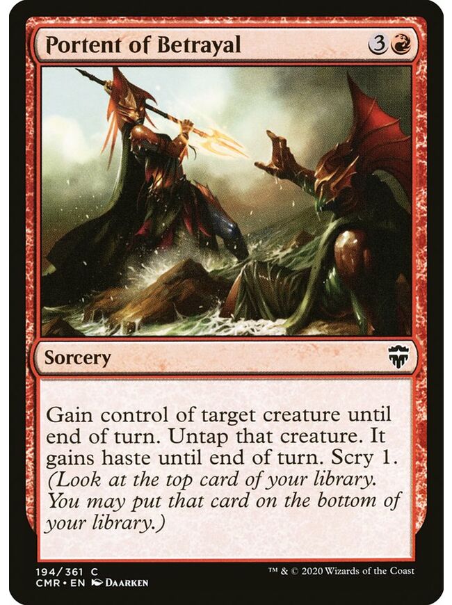 Portent of Betrayal