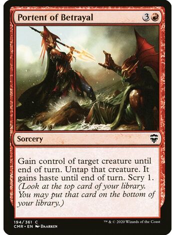 Portent of Betrayal