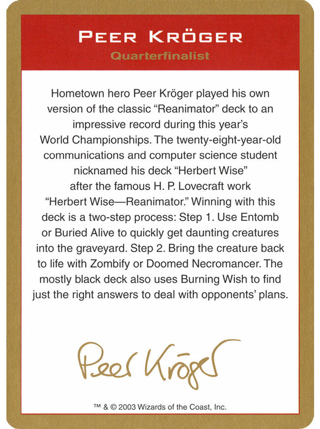 Peer Kröger Bio