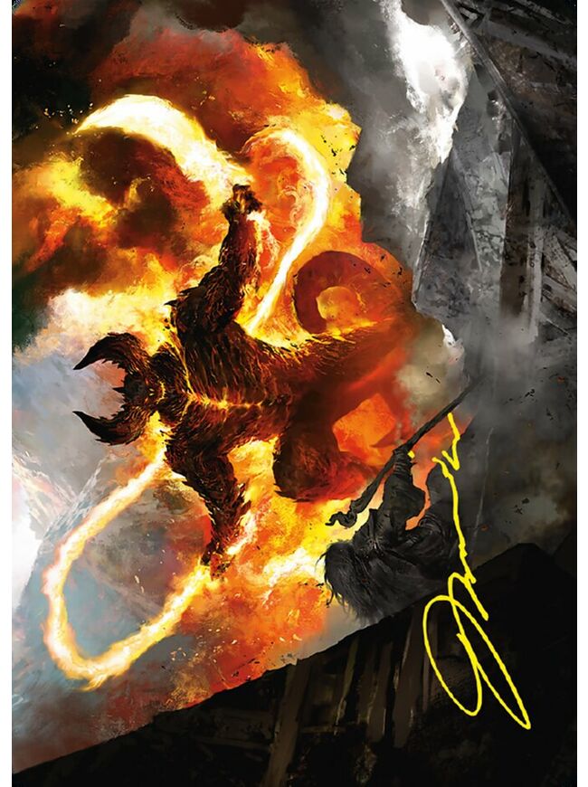The Balrog, Durin's Bane // The Balrog, Durin's Bane (Art Series)