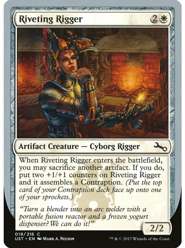 Riveting Rigger